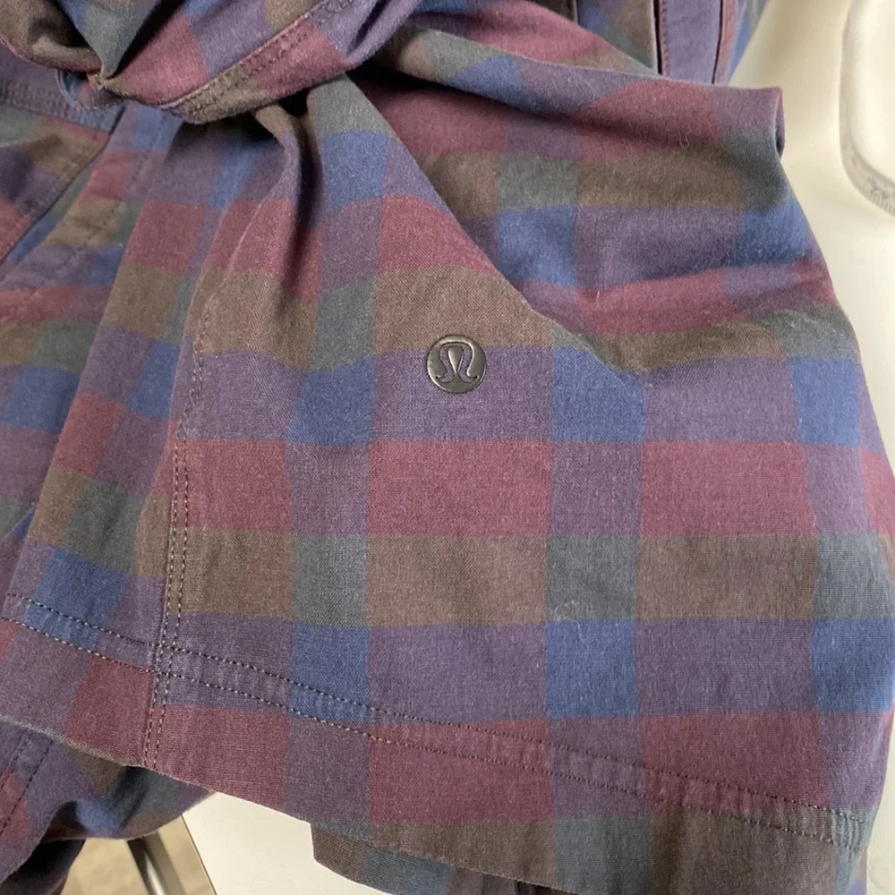 Lululemon Plaid Stretch Commission Shorts